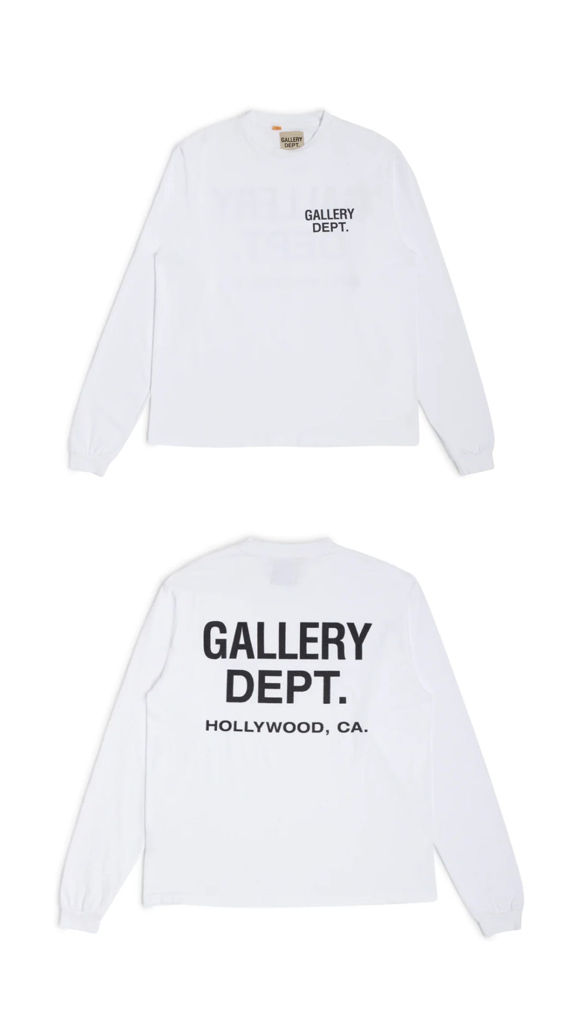 Gallery Dept - White long sleeve